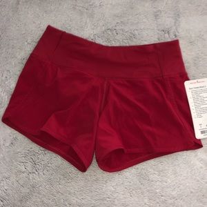 Never Worn Lulu Size 2 Red Woman’s Shorts